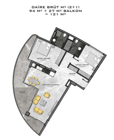 Apartments, Turkey, Alanya, Kargicak (001416) - pictures 45