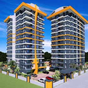 Апартаменты в 100 метрах от моря, район Махмутлар (00628)