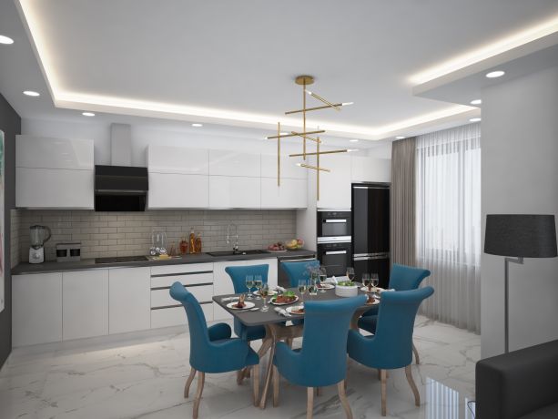 Квартиры, Турция, Алания, Махмутлар (00628) - фото 9