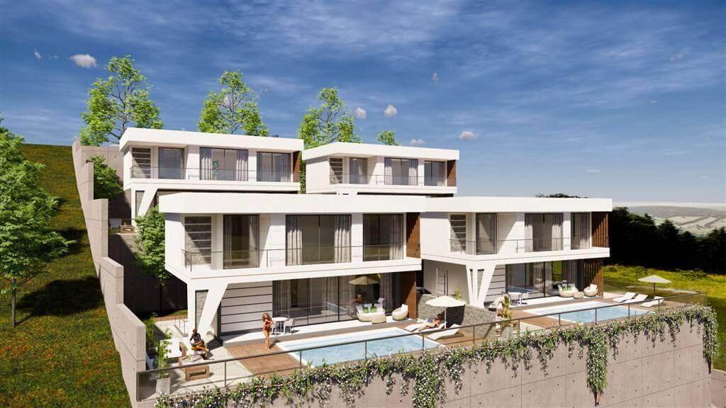 Виллы в центре Алании, район Бекташ (023398)