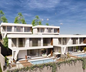 Villas in the center of Alanya, Bektas district (023398)