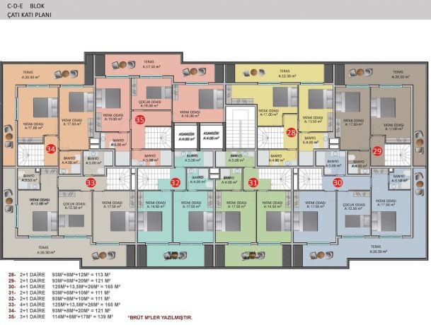 Квартиры, Турция, Алания, Оба (00957) - фото 57