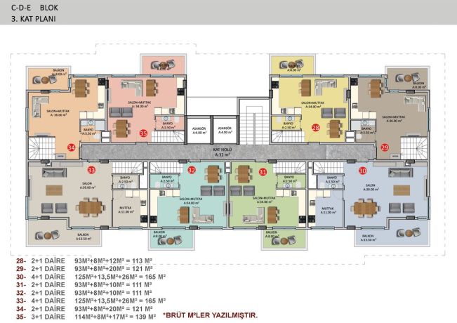 Квартиры, Турция, Алания, Оба (00957) - фото 56