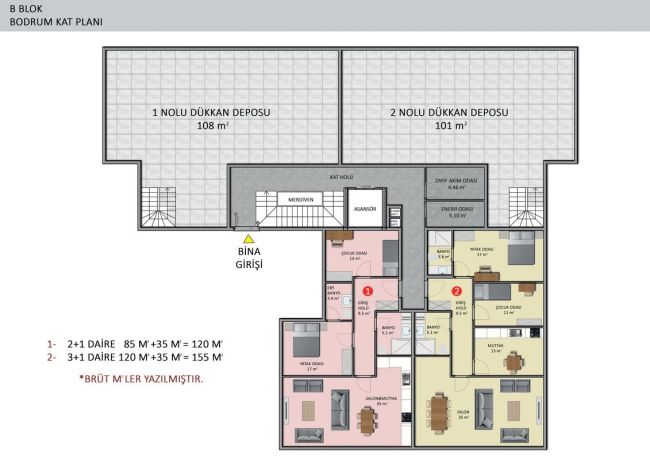 Квартиры, Турция, Алания, Оба (00957) - фото 48