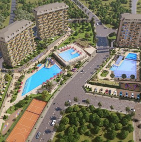 Квартири від провідного забудовника, готельна інфраструктура, район Авсаллар (01512)