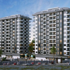 Премиальный комплекс квартир на границе районов Махмутлар и Каргыджак (01332)