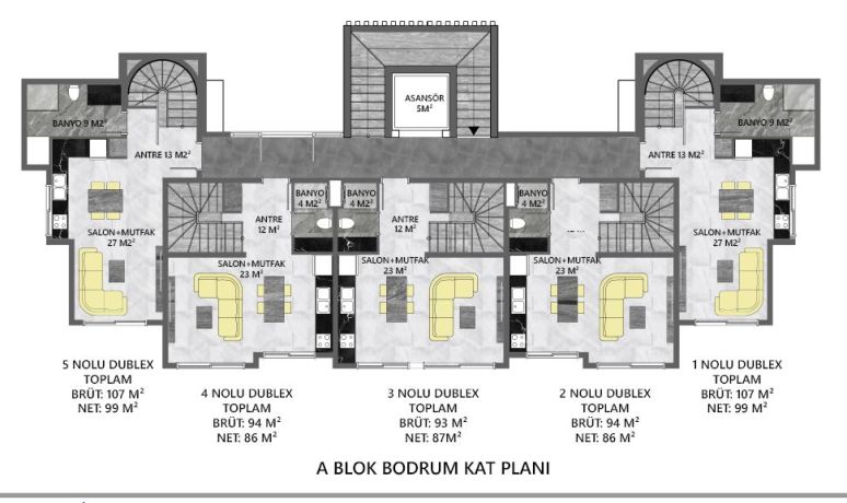 Квартиры, Турция, Алания, Каргыджак (008458) - фото 47