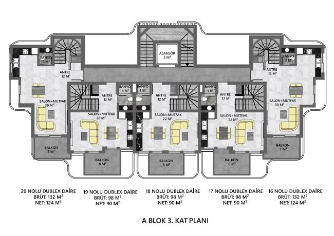 Квартиры, Турция, Алания, Каргыджак (008458) - фото 51
