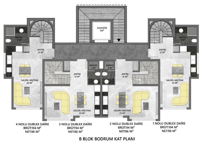 Квартиры, Турция, Алания, Каргыджак (008458) - фото 53