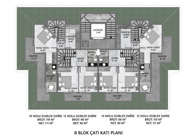 Квартиры, Турция, Алания, Каргыджак (008458) - фото 58