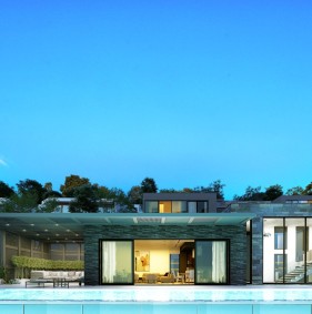 Элитные виллы с прямым видом на море в центре Алании (005420)