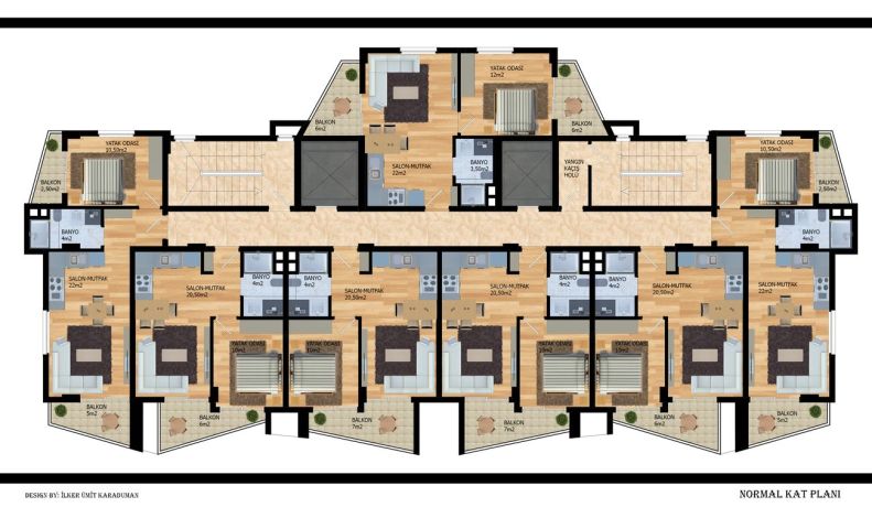 Квартиры, Турция, Алания, Авсаллар (002461) - фото 34
