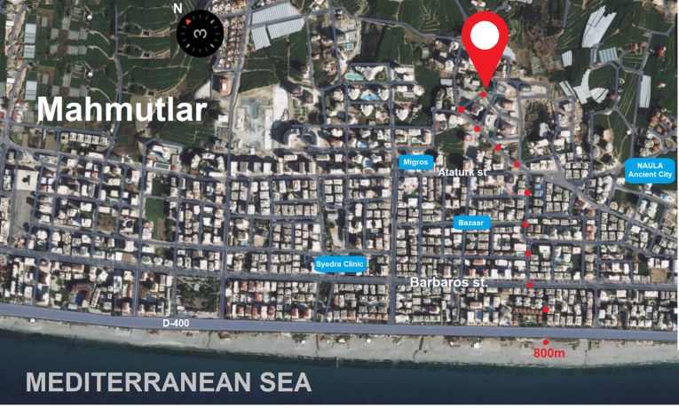 Квартиры, Турция, Алания, Махмутлар (004139) - фото 15