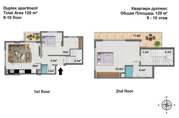 Квартиры, Турция, Алания, Махмутлар (004139) - фото 47