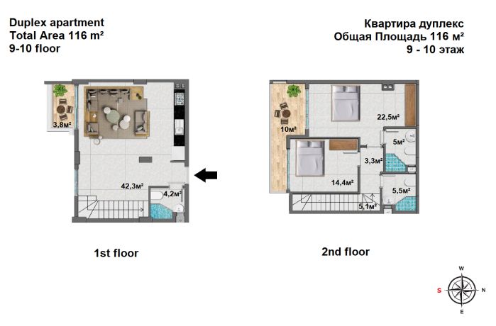 Квартиры, Турция, Алания, Махмутлар (004139) - фото 46