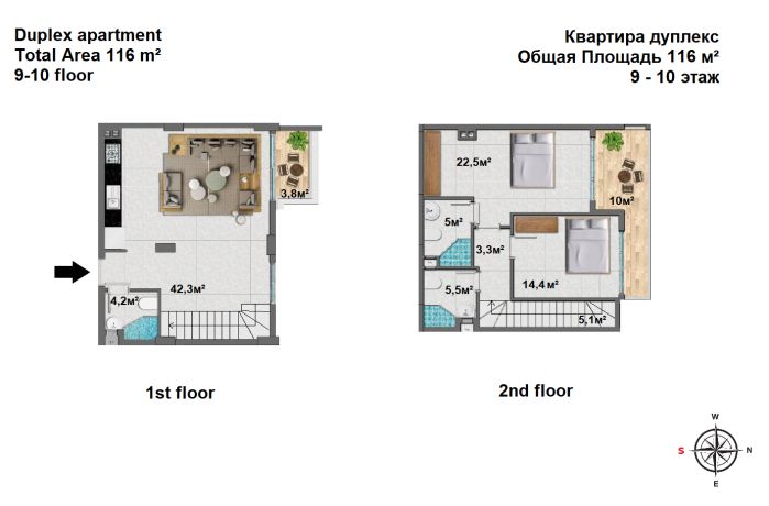 Квартиры, Турция, Алания, Махмутлар (004139) - фото 43