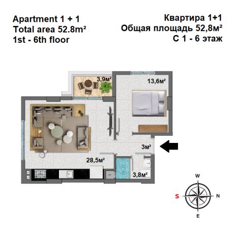Квартиры, Турция, Алания, Махмутлар (004139) - фото 35