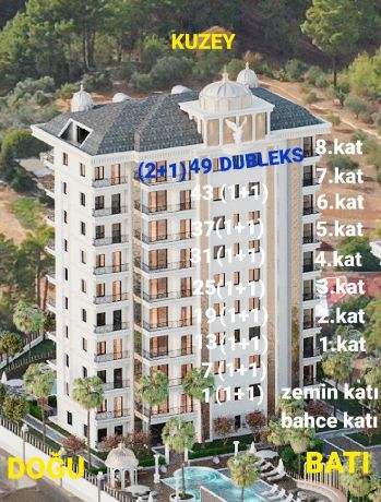 Квартиры, Турция, Алания, Авсаллар (003462) - фото 18