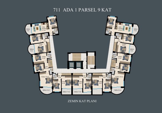 Apartments, Turkey, Alanya, Demirtash (009293) - pictures 26