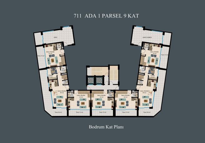 Apartments, Turkey, Alanya, Demirtash (009293) - pictures 27