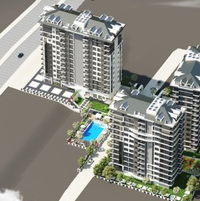 Квартиры в Алании от застройщика, район Махмутлар (001437)