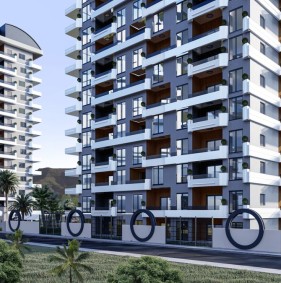 Квартиры в Алании, район Махмутлар (003306)