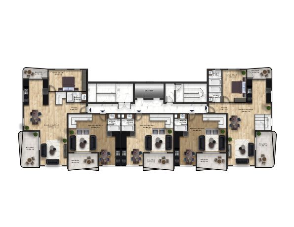 Квартиры, Турция, Алания, Махмутлар (003306) - фото 44