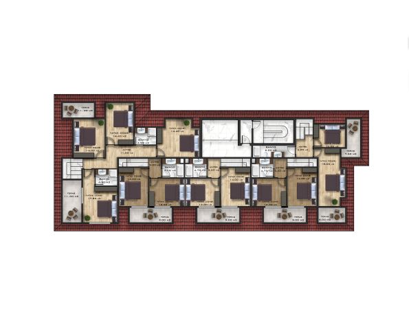 Квартиры, Турция, Алания, Махмутлар (003306) - фото 48