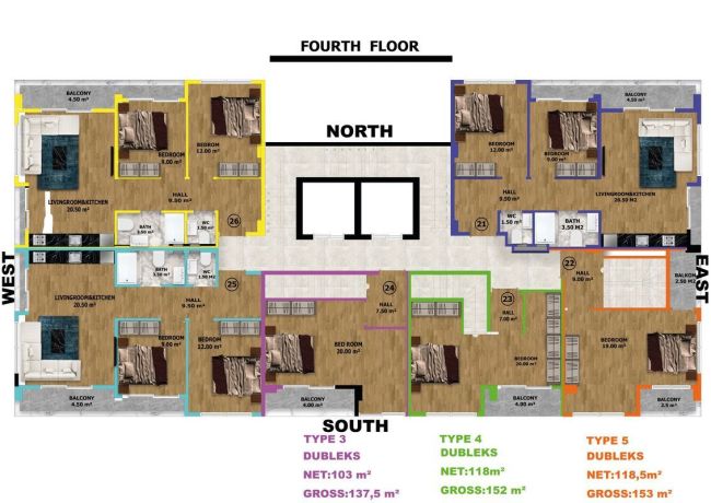 Apartments, Turkey, Alanya, Guller Pinari (004161) - pictures 13