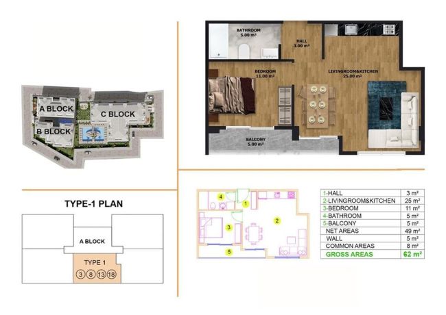 Apartments, Turkey, Alanya, Guller Pinari (004161) - pictures 21