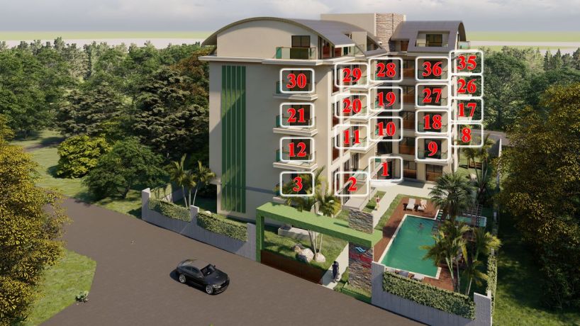 Apartments, Turkey, Alanya, Паяллар (002460) - pictures 22