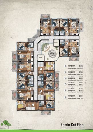 Apartments, Turkey, Alanya, Паяллар (002460) - pictures 27