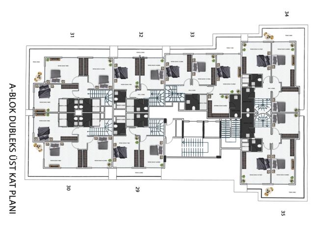 Квартири, Туреччина, Аланія, Кестель (003437) - фото 17
