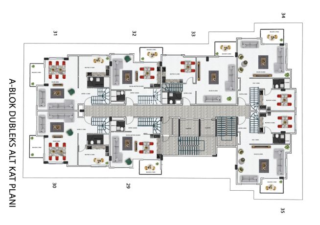 Квартири, Туреччина, Аланія, Кестель (003437) - фото 18