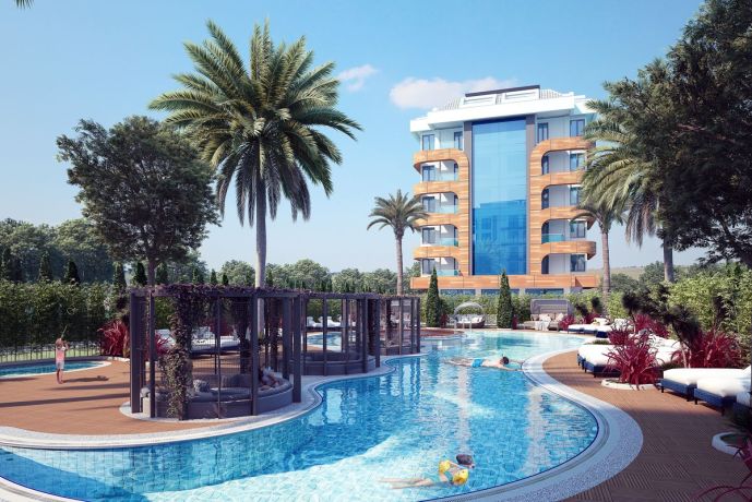 Квартири, Туреччина, Аланія, Кестель (003437) - фото 38