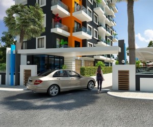 Residential complex project in Alanya, Avsallar (004437)