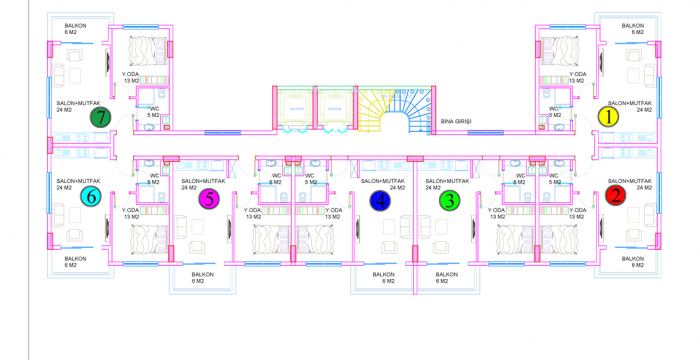 Apartments, Turkey, Alanya, Avsallar (010437) - pictures 16