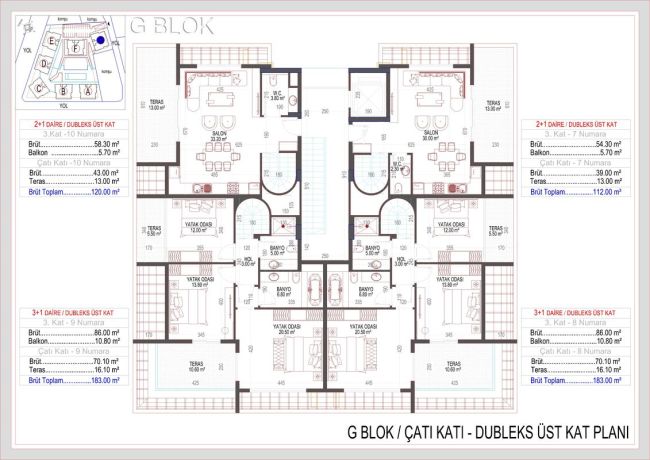 Квартиры, Турция, Алания, Оба (01328) - фото 19