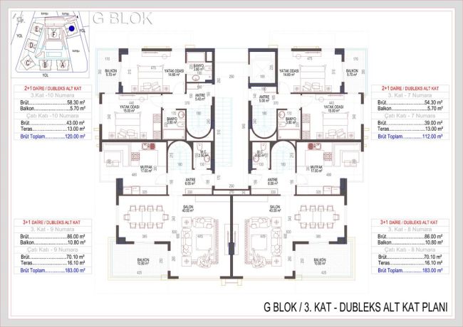 Квартиры, Турция, Алания, Оба (01328) - фото 20