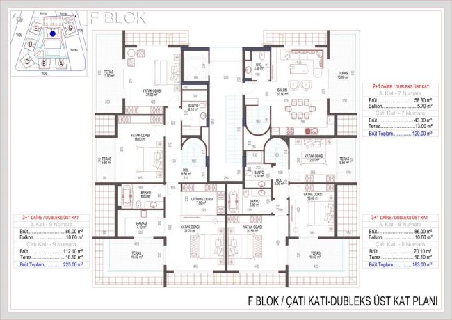 Квартиры, Турция, Алания, Оба (01328) - фото 22