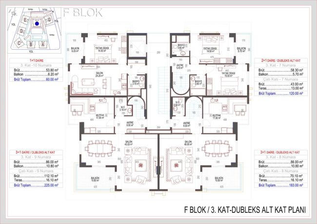 Квартиры, Турция, Алания, Оба (01328) - фото 23