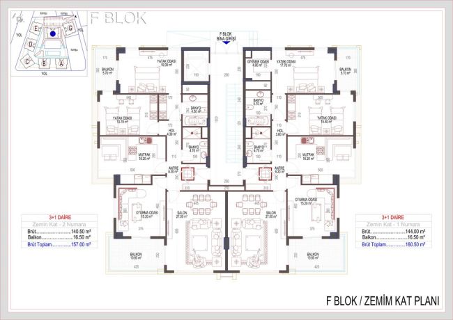 Квартиры, Турция, Алания, Оба (01328) - фото 26