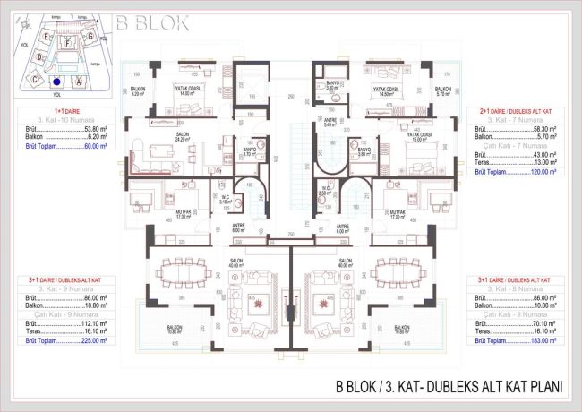 Квартиры, Турция, Алания, Оба (01328) - фото 35