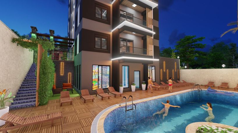 Квартиры, Турция, Алания, Авсаллар (001469) - фото 1