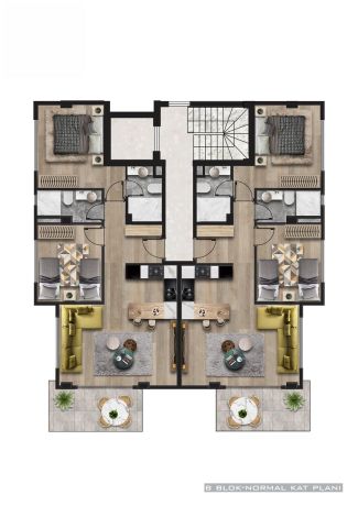 Квартиры, Турция, Алания, Каргыджак (009416) - фото 20