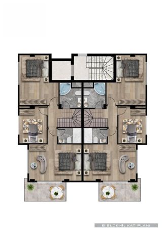 Квартиры, Турция, Алания, Каргыджак (009416) - фото 23