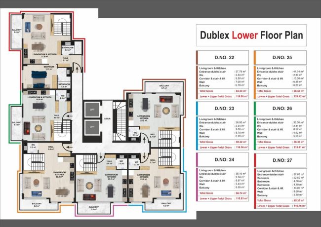 Квартиры, Турция, Алания, Каргыджак (01205) - фото 19