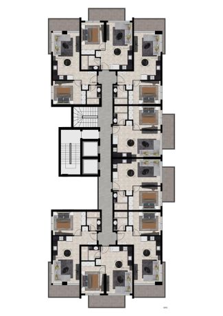 Квартиры, Турция, Алания (001463) - фото 22