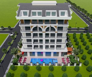 Apartments in Mahmutlar, Alanya (004472)