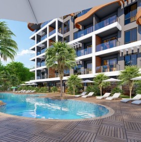 Апартаменты от застройщика, район Авсаллар (008202)